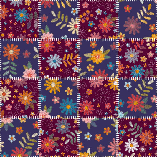 Autumn dusk patchwork