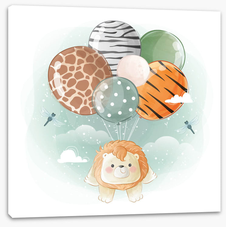 Float away lion