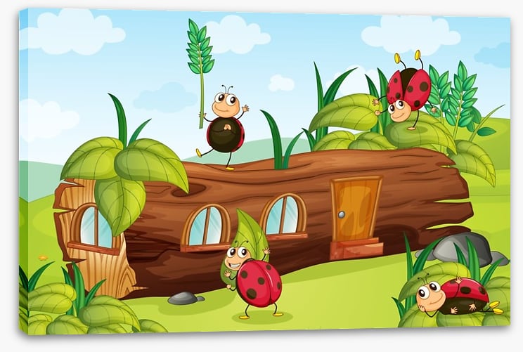 The ladybug log