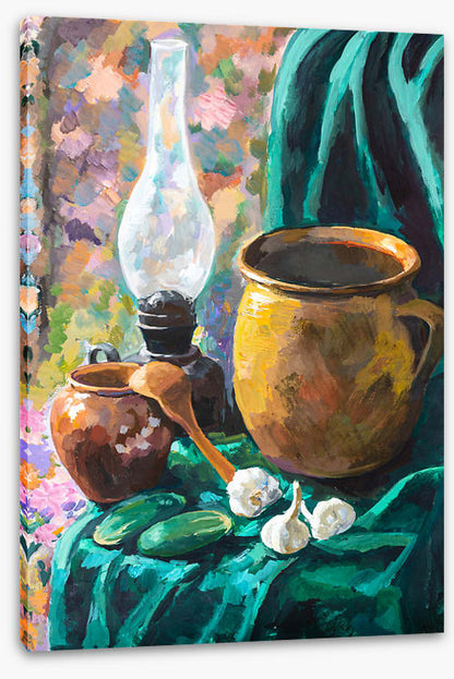 Cooking by lamp light