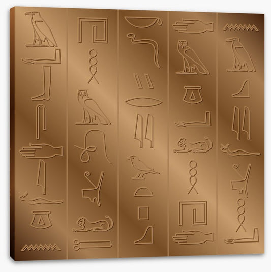 Carved in bronze