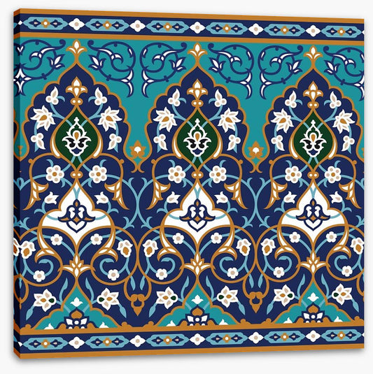 Islamic flower border