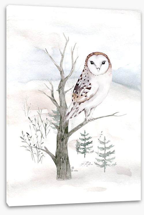 Snowy owl tree