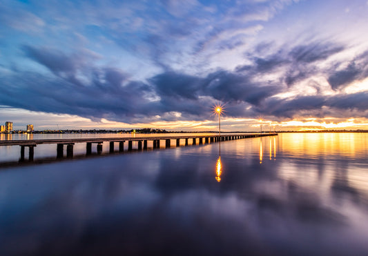 Como Jetty clouds