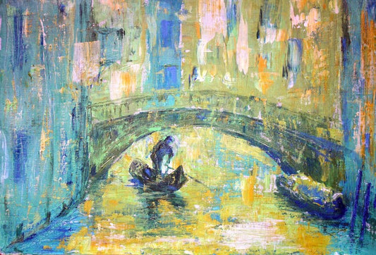 Under the Venetian bridge