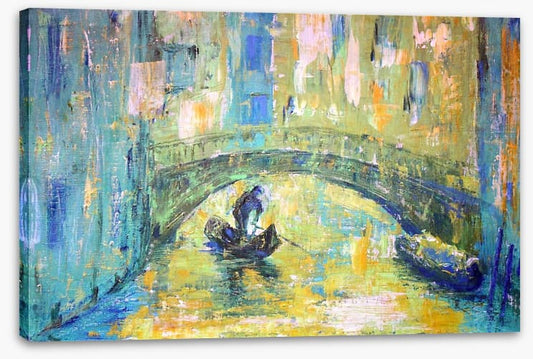 Under the Venetian bridge