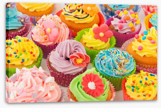 Colourful cupcakes