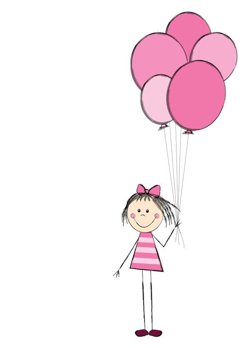Pink balloon bunch