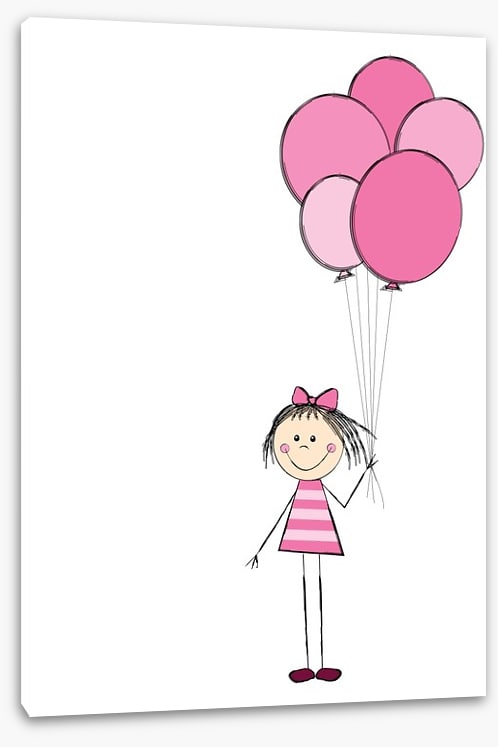Pink balloon bunch