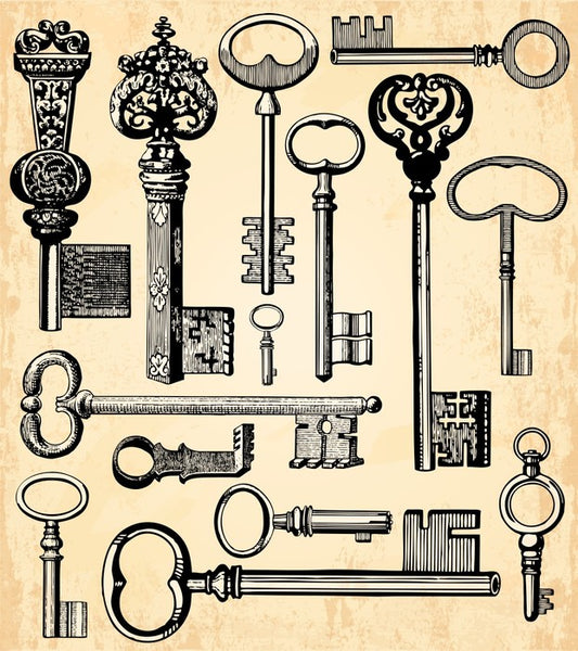 Antique keys