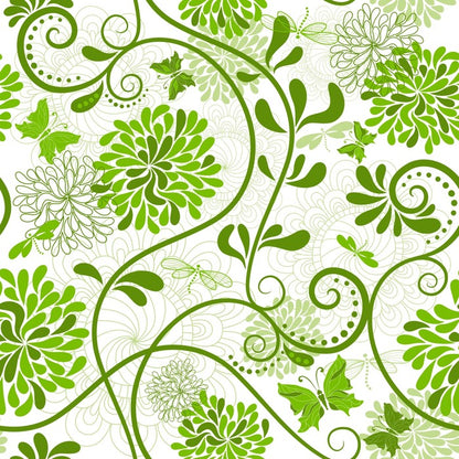 Curling green flora