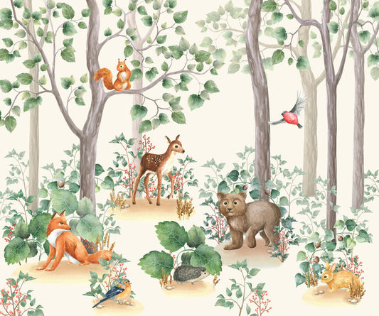 In the woods