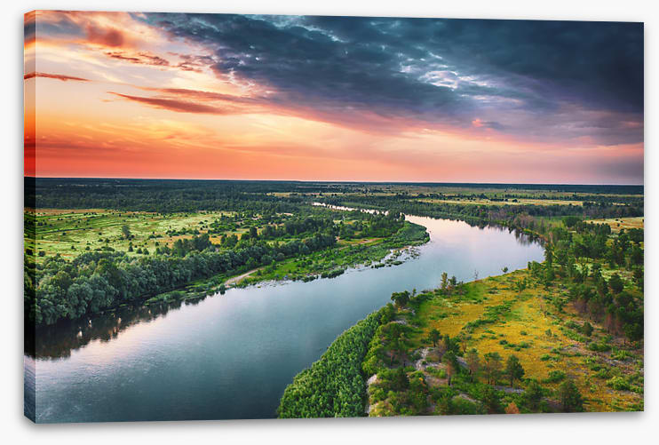 River clouds