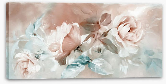 Peach rose trio