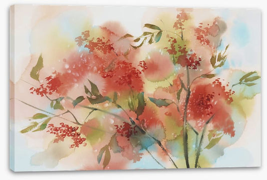 Rowan berry aquarelle