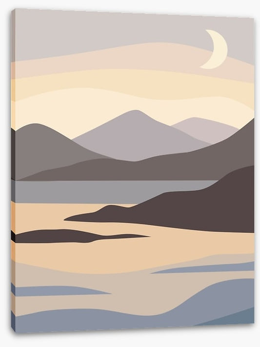 Moonlight mountains