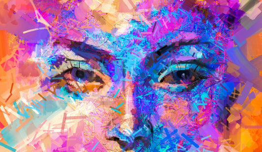 Blue in the face