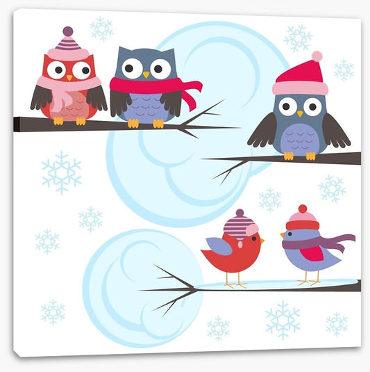 On the winter tree