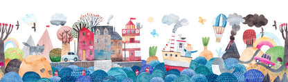 Ocean life panoramic
