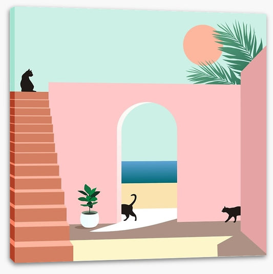 Black cat arch