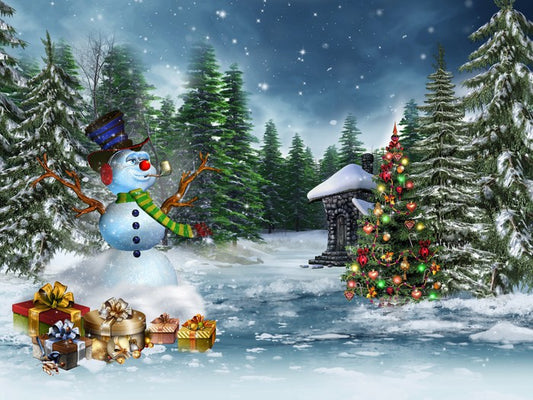 The jolly snowman