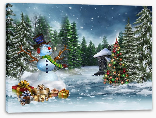 The jolly snowman