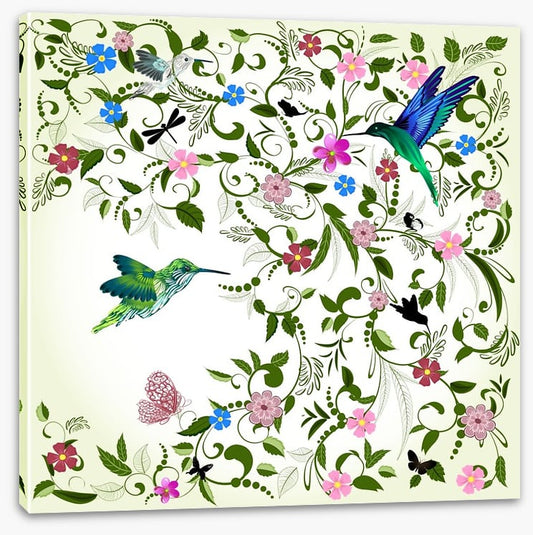 Feathers in the foliage