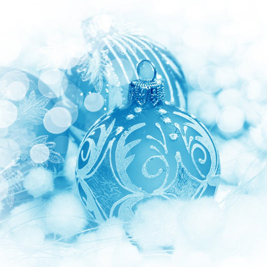 Blue baubles