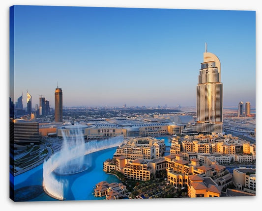 Dubai dancing fountain
