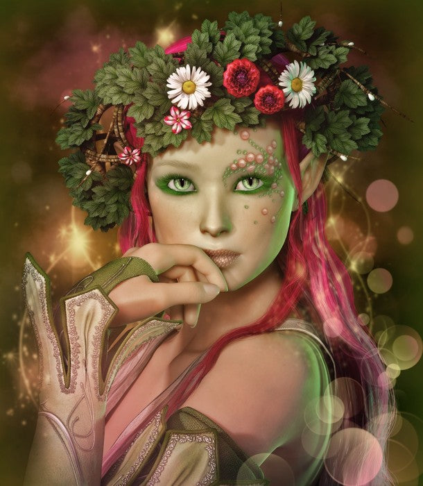 Enchanting elven maid