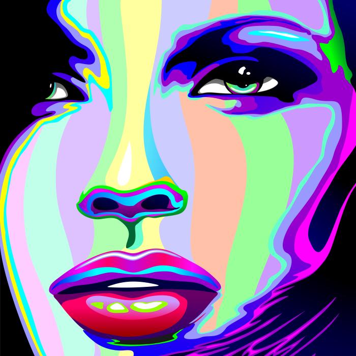Rainbow girl