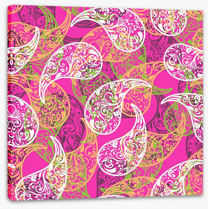 Pink paisley pop