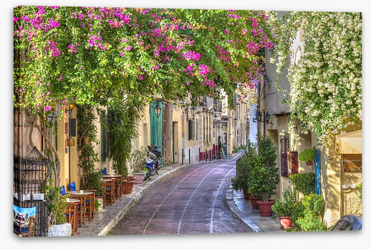 Traditional street in Plaka, Athens
