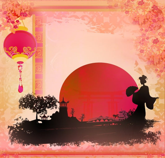 Pagoda sunset