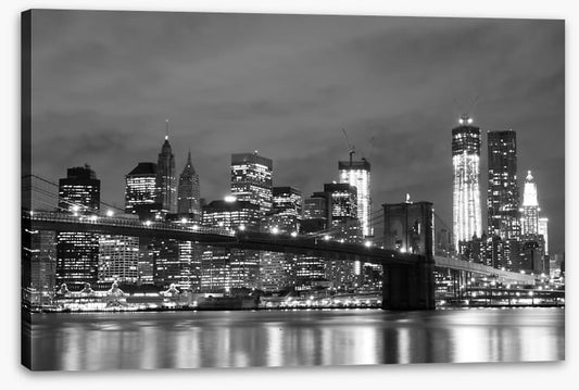 Brooklyn Bridge at night