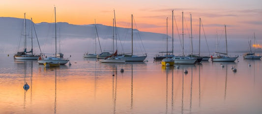 Sailboat sunrise