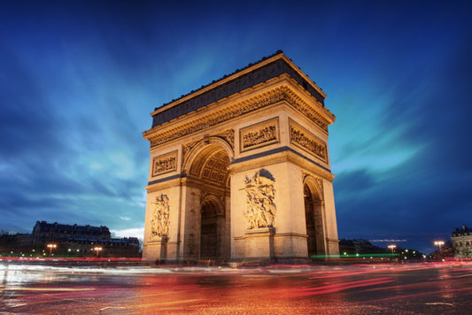 Arc de Triomphe by night, Paris