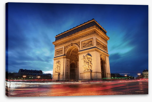 Arc de Triomphe by night, Paris
