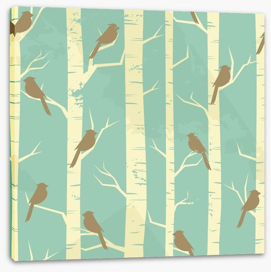 Birch and birds