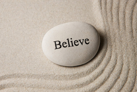 With belief