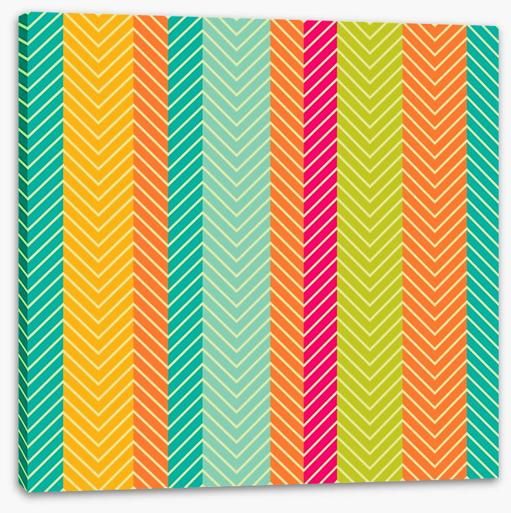 Retro zigzags