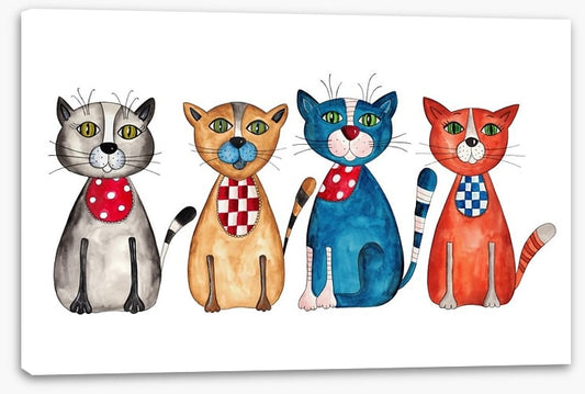 Four cats