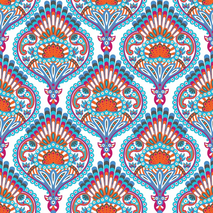 Peacock petals