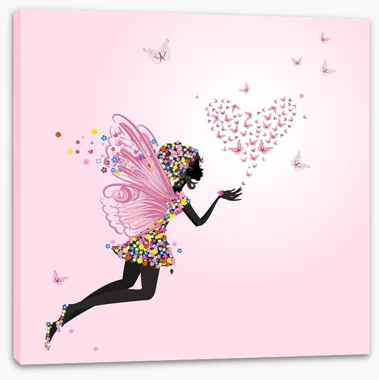 Flower fairy and loveheart