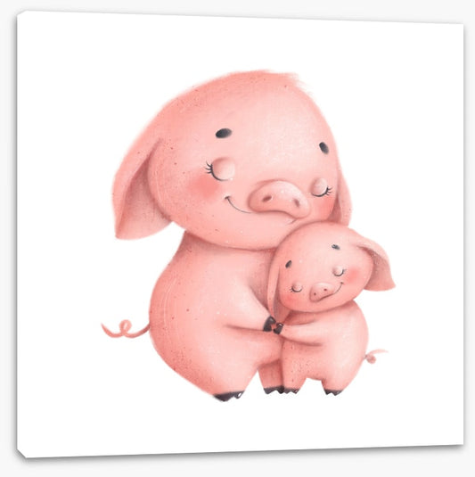 Piggy hugs