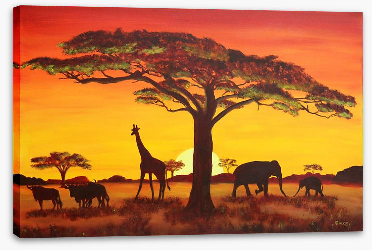 African sunset