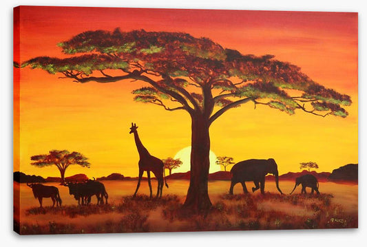 African sunset