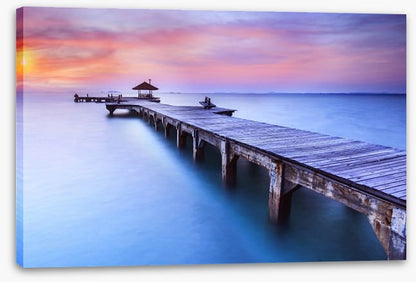Dusk at the jetty