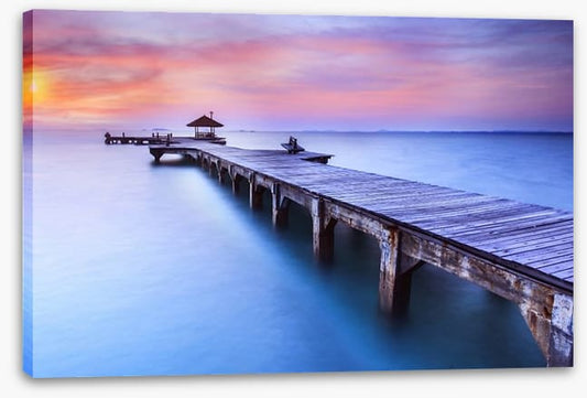 Dusk at the jetty