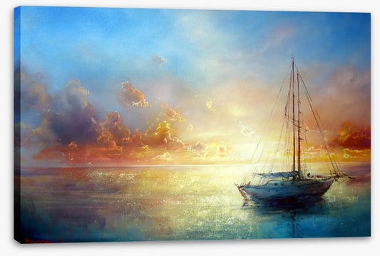Sail boat seascape